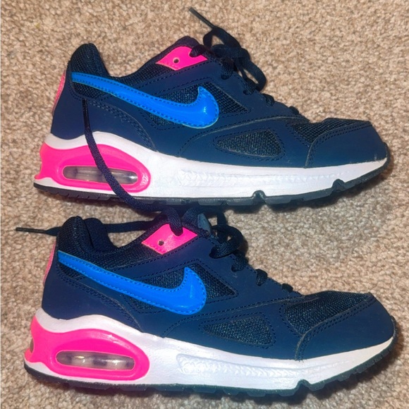 Nike Kids' Navy and Pink Sneakers - Picture 1 of 4